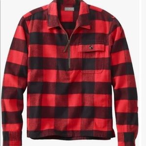 L.L.Bean Signature 1933 Chamois Cloth Trapper Shirt Regular Men's Clothing